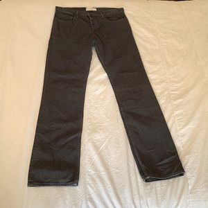 THVM Tapered Jean in Flint (charcoal) size 34